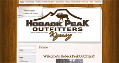 Desktop Screenshot of hobackpeak.com